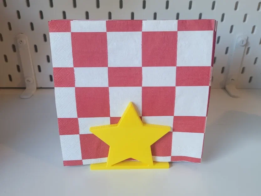 Giá đỡ khăn giấy hình ngôi sao (napkin holder) - Mẫu in 3D cực xinh - Image 1