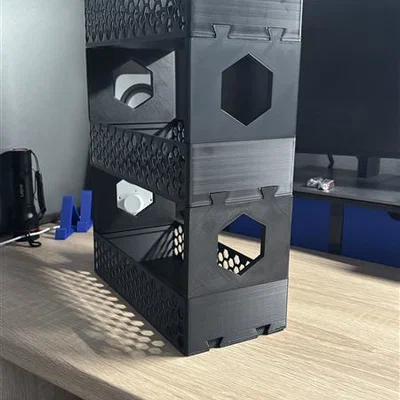 Hệ thống kệ lưu trữ dạng module in 3D thông minh, dễ dàng tùy chỉnh