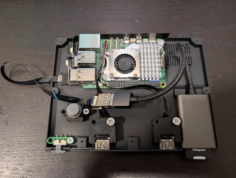 Vỏ Case Raspberry Pi 5 phong cách Neo Geo AES - Image 4