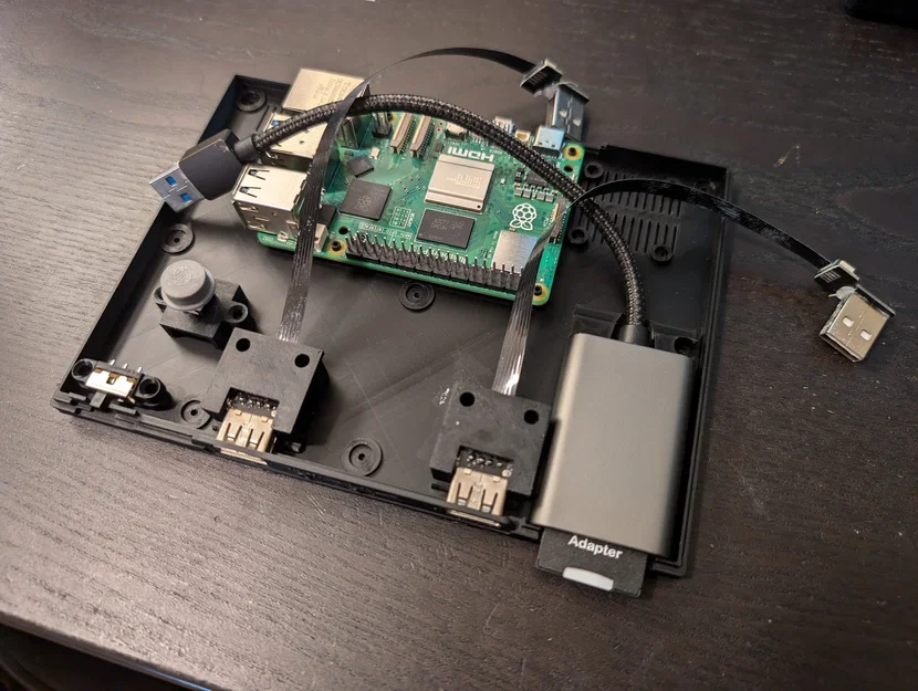 Vỏ Case Raspberry Pi 5 phong cách Neo Geo AES - Image 5
