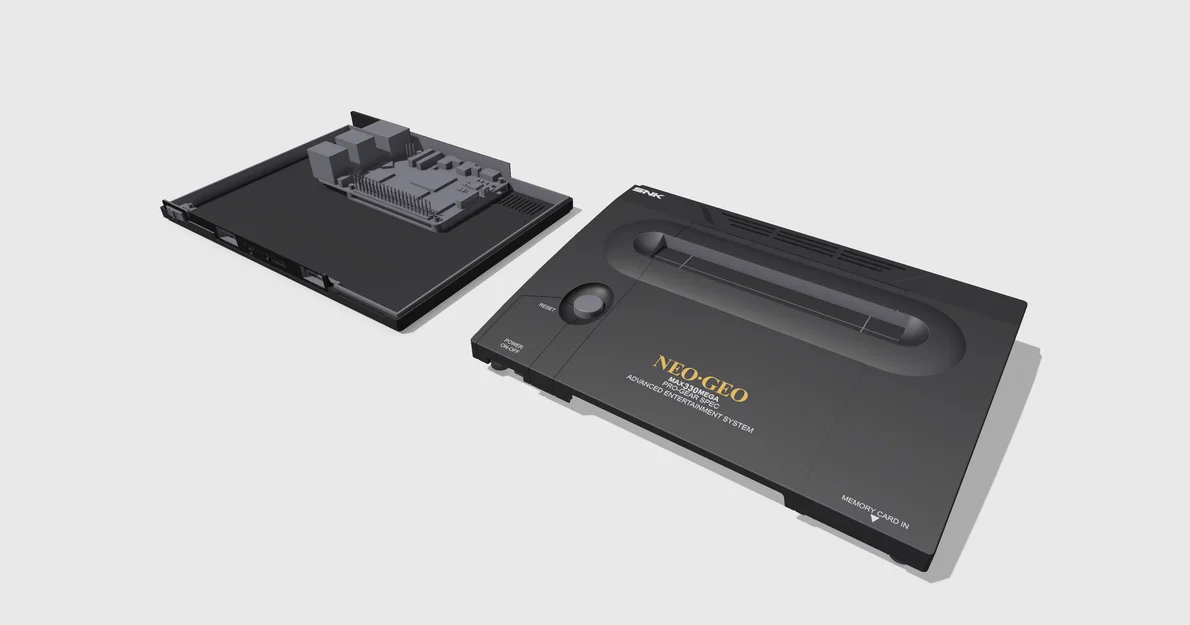 Vỏ Case Raspberry Pi 5 phong cách Neo Geo AES - Image 11