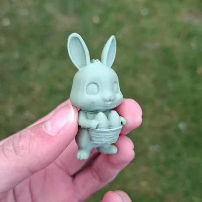 Mô hình chú thỏ Phục sinh (Cute Easter bunny) xinh xắn