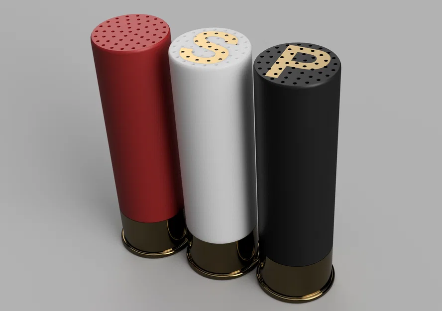 Bộ đựng muối tiêu hình viên đạn Shotgun - Image 1