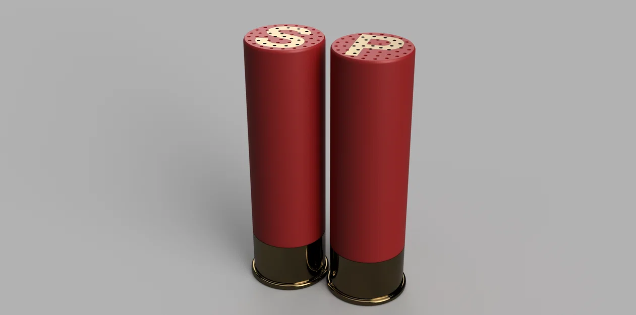 Bộ đựng muối tiêu hình viên đạn Shotgun - Image 5