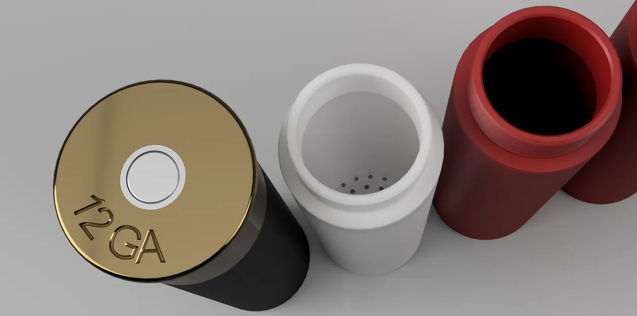 Bộ đựng muối tiêu hình viên đạn Shotgun - Image 7