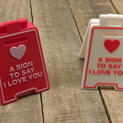 Love #6 - Mẫu bảng "I Love You" độc đáo