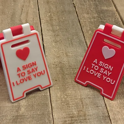 Love #6 - Mẫu bảng "I Love You" độc đáo