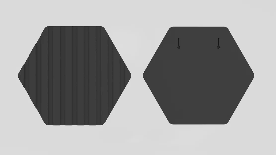 Tấm trang trí tường hình lục giác / tổ ong theo phong cách tối giản - Image 2