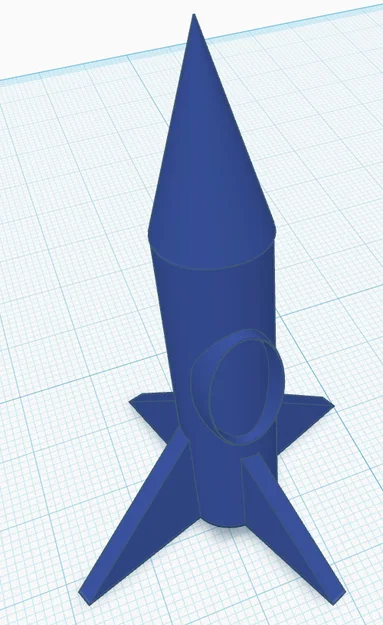 Mô hình tên lửa ROCKET in 3D trang trí bàn làm việc - Image 1