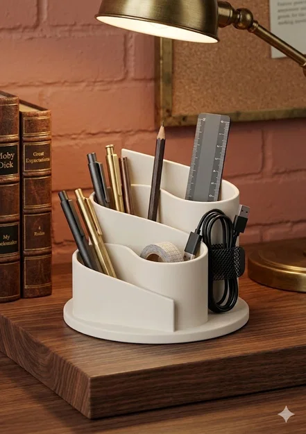 Khay Để Đồ & Đựng Thư Hình Sóng Organic - Image 1