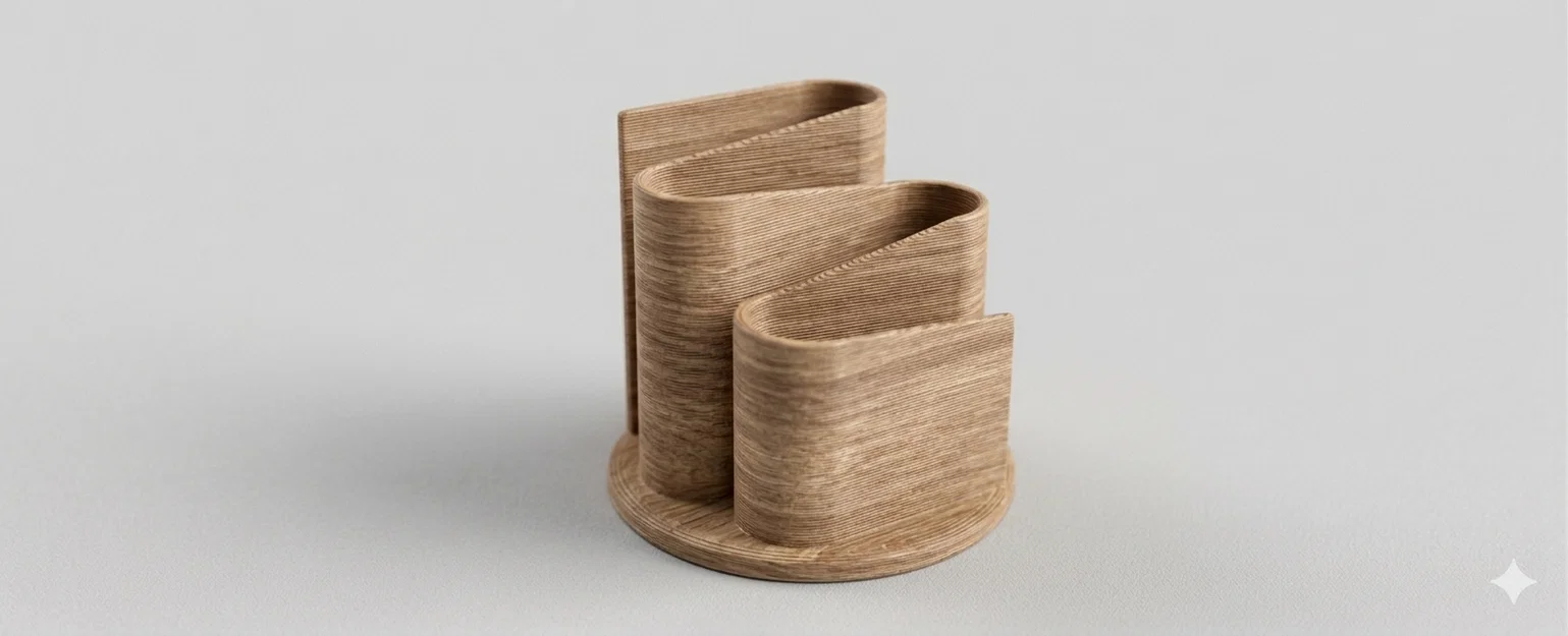 Khay Để Đồ & Đựng Thư Hình Sóng Organic - Image 3