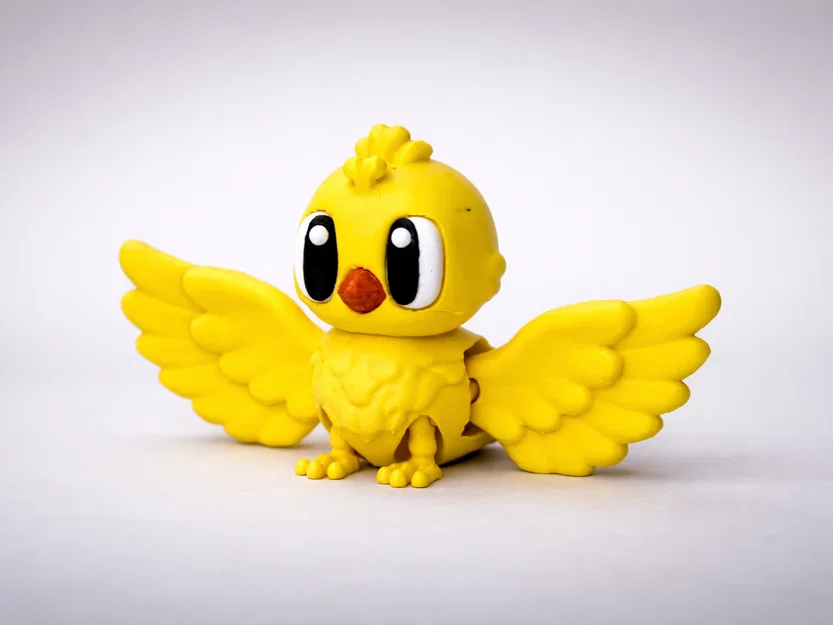 Mô hình Chim Hoàng Yến khớp nối (Articulated Canari) - Không cần support! - Image 2