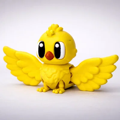 Mô hình Chim Hoàng Yến khớp nối (Articulated Canari) - Không cần support!