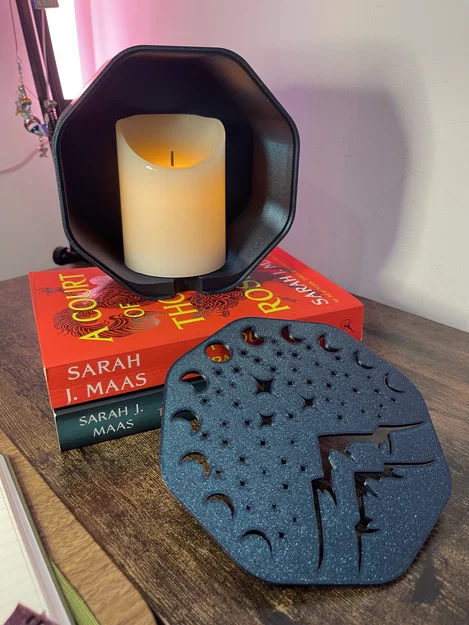 ACOTAR Inspired Booknook Velaris LED Candle - Image 10