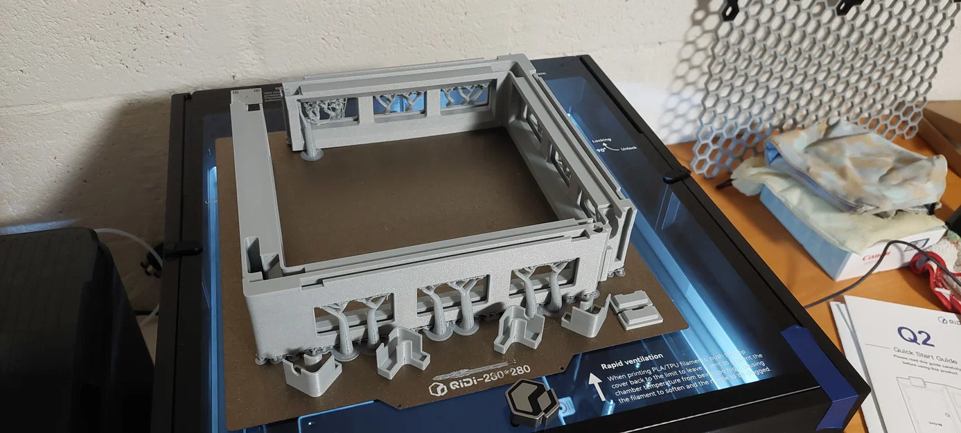 QIDI Q2 Riser - Tích hợp đèn LED và giá treo dụng cụ - Image 3