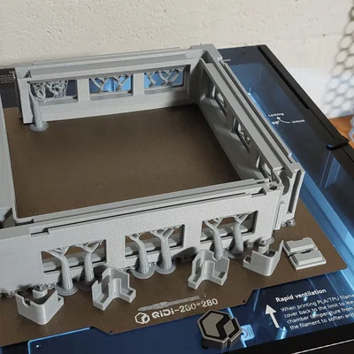 QIDI Q2 Riser - Tích hợp đèn LED và giá treo dụng cụ