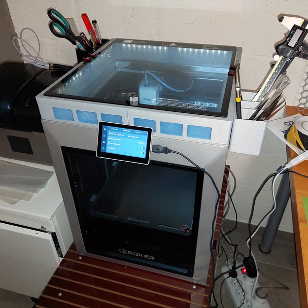 QIDI Q2 Riser - Tích hợp đèn LED và giá treo dụng cụ - Image 6