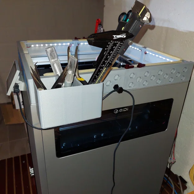 QIDI Q2 Riser - Tích hợp đèn LED và giá treo dụng cụ - Image 7