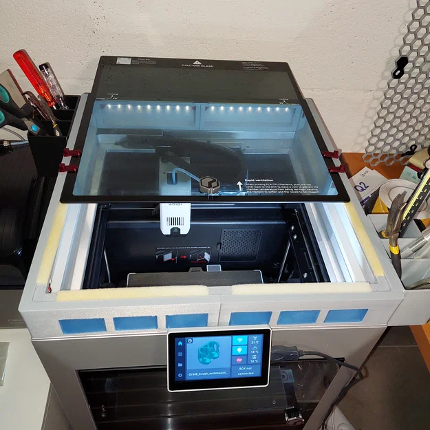 QIDI Q2 Riser - Tích hợp đèn LED và giá treo dụng cụ - Image 13