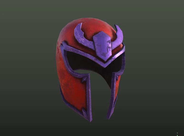Mô hình Mũ bảo hiểm Magneto (Magneto Helmet) in 3D đẹp mắt - Image 1