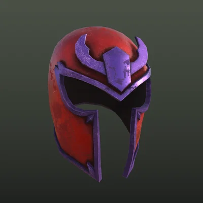 Mô hình Mũ bảo hiểm Magneto (Magneto Helmet) in 3D đẹp mắt