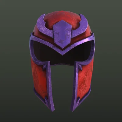 Mô hình Mũ bảo hiểm Magneto (Magneto Helmet) in 3D đẹp mắt