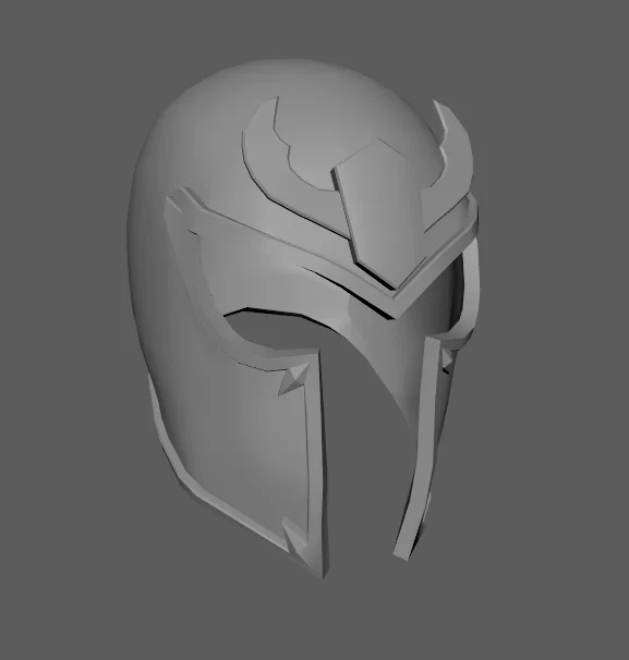 Mô hình Mũ bảo hiểm Magneto (Magneto Helmet) in 3D đẹp mắt - Image 3