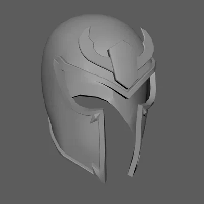 Mô hình Mũ bảo hiểm Magneto (Magneto Helmet) in 3D đẹp mắt