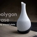 Bình hoa Polygon · Kèm đĩa đế ôm trọn - Thumbnail 1