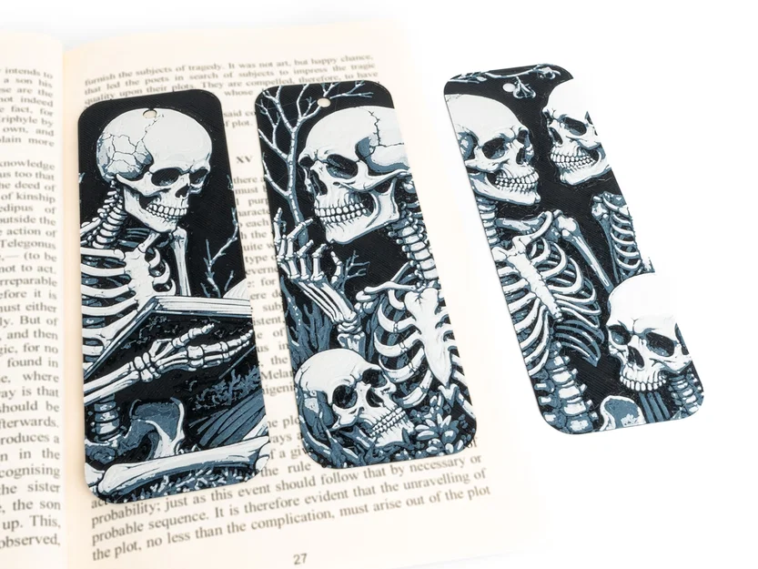 Kẹp Sách Hình Bộ Xương (Skeleton Bookmarks) - Image 1