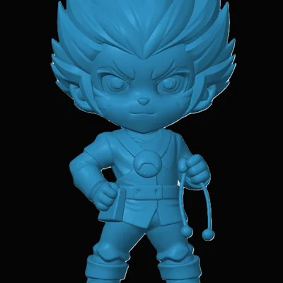 Mô hình WilyKat Chibi - Nhân vật Thundercats in 3D siêu đáng yêu