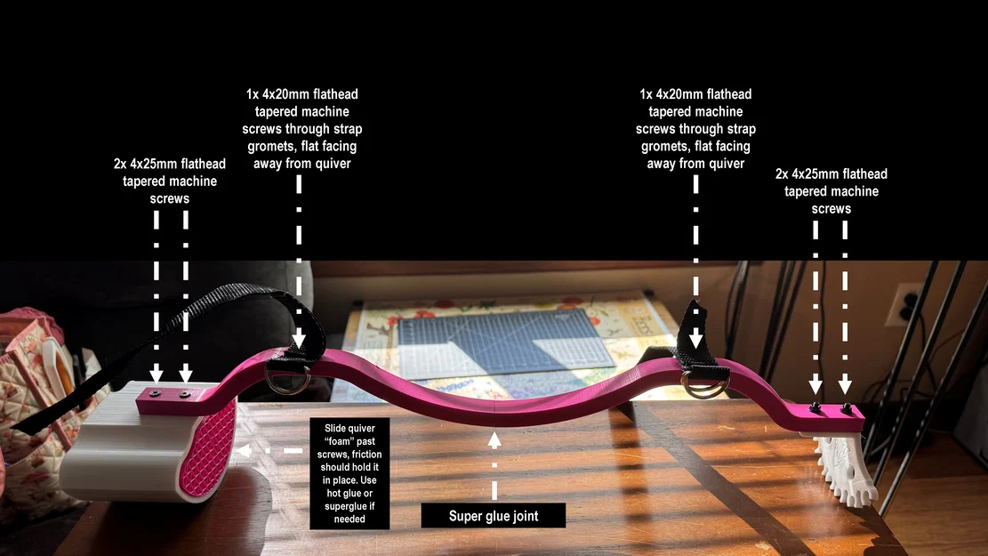 Bao đựng tên gắn cung 3D phong cách truyền thống - Image 2