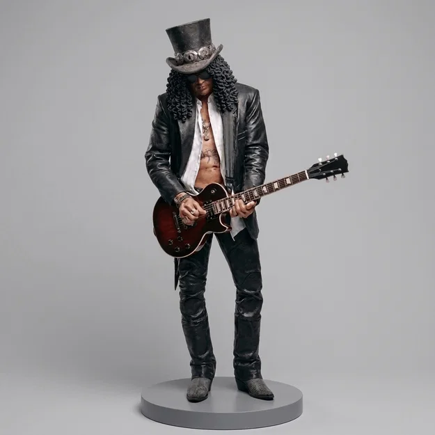 Mô hình 3D Slash Guns N' Roses cực chất cho người yêu nhạc Rock - Image 1