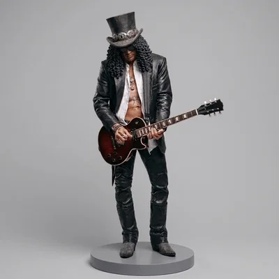 Mô hình 3D Slash Guns N' Roses cực chất cho người yêu nhạc Rock