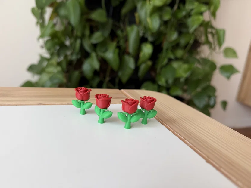 Mô hình 3D Hoa Hồng (Rose) thực tế - Image 1