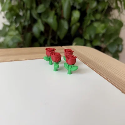 Mô hình 3D Hoa Hồng (Rose) thực tế