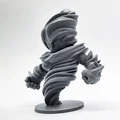 Mô hình 3D Lesser Air Elemental tinh linh gió cho game D&D - Thumbnail 1