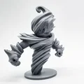 Mô hình 3D Lesser Air Elemental tinh linh gió cho game D&D - Thumbnail 2