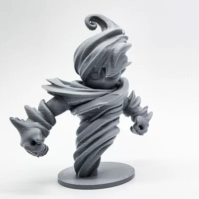 Mô hình 3D Lesser Air Elemental tinh linh gió cho game D&D
