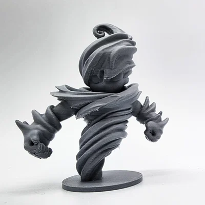 Mô hình 3D Lesser Air Elemental tinh linh gió cho game D&D