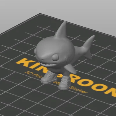 Mô hình cá mập Baby Tralalelo Tralala 3D dễ thương cho người đam mê