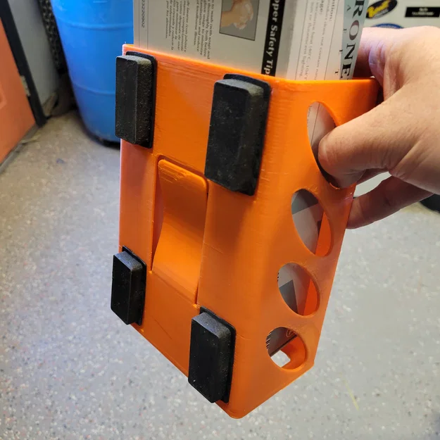 Giá treo hộp găng tay nam châm tiện lợi cho xưởng cơ khí - Image 2