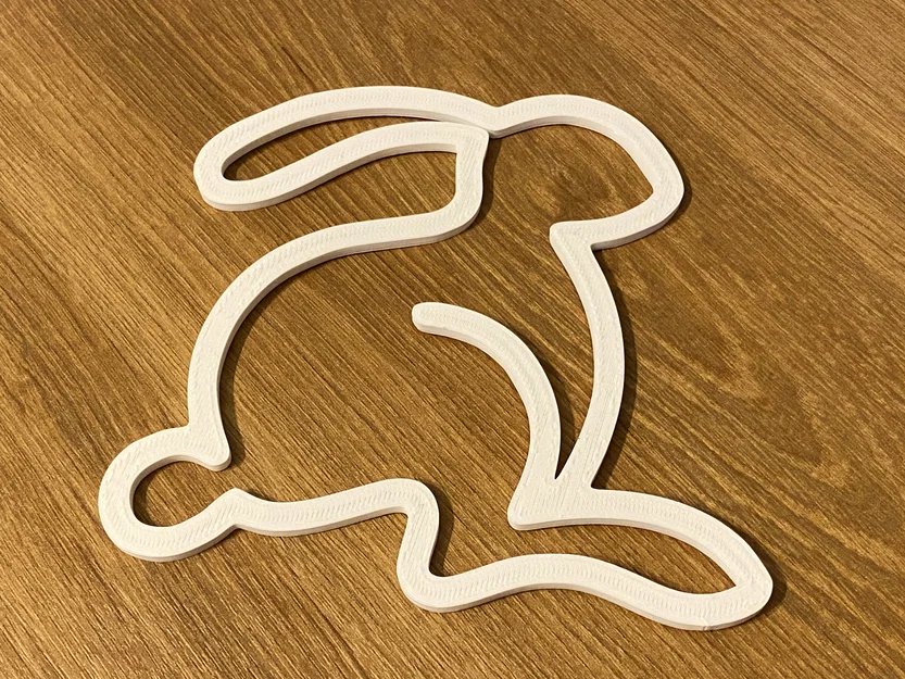 Mô hình chú thỏ cách điệu (Stylized Bunny) trang trí in 3D độc đáo - Image 1