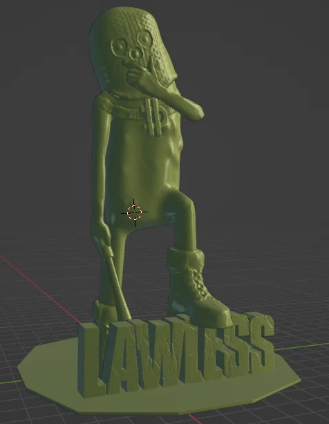 Mô hình 3D Fortnite Big Dill Pickle - Image 2