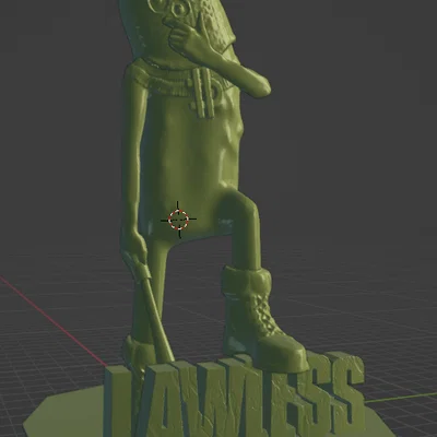 Mô hình 3D Fortnite Big Dill Pickle