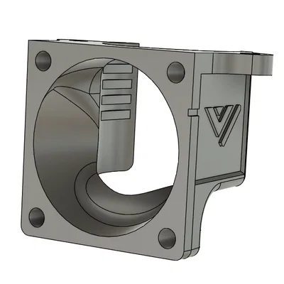 Ngàm quạt 3010 nâng cấp cho VzBot để dùng với Magneto Filament Cutter