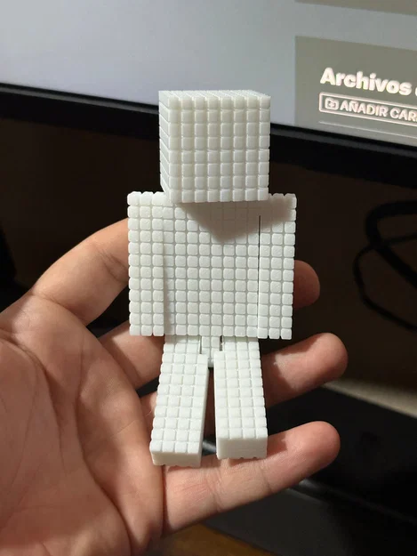 Mô hình Steve Minecraft tự tô màu - Blank Skin DIY - Image 1