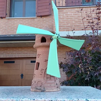 Cối Xay Gió Trang Trí Sân Vườn