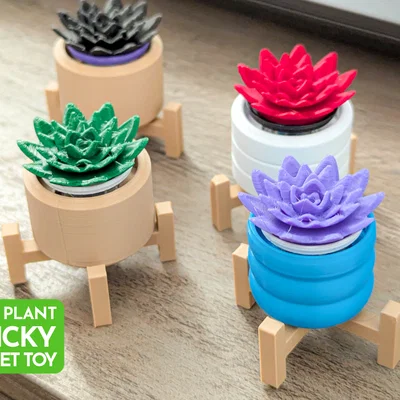 Đồ chơi Fidget Cây Sen Đá Mini Clicky
