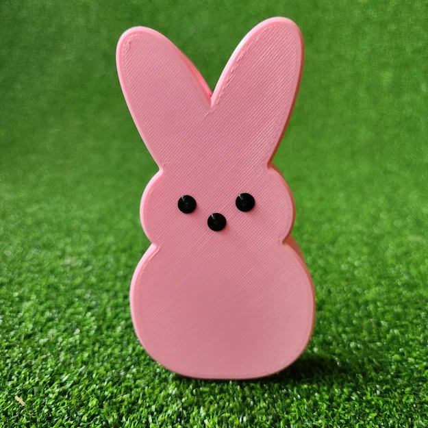 Mô hình chú thỏ Marshmallow Peeps trang trí Phục sinh - Image 3